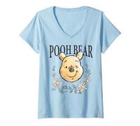 Women's Winnie The Pooh Bear V-Neck T-Shirt