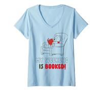 Women's Winnie the Pooh Weekend Booked V-Neck T-Shirt
