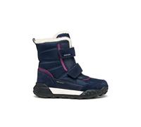 Geox J Trekkyup Girl B AB Ankle Boot, Navy/Purple, 36 EU, Navy Purple, 3 UK