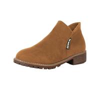 Womens Winter Boots Side Zipper Boots For Women Ankle Boots Short Boots Single Shoes For Ladies Casual Shoes Flat Boots for Women Toe Snow Boots Waterproof Womens Winter Boots