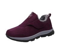 Women's Winter Boots, Snow Boots, Winter Shoes, Same Applies to Men and Women as well as Warm, Comfortable and Fashionable Cotton Shoes with Low Shaft Soft Sole for Dirndl Shoes, red, 7 UK