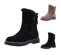 womens winter boots Women Winter Warm Snow Boots Ladies Slip On Water-Resistant Boots Outdoor Fur Lined Ankle Booties Shoes Non-Slip Walking Booties winter boots for women uk wide calf