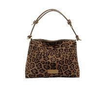 Women's Winter Casual Underarm Bag PU Leather Shoulder Purse Leopards Print Slouchy Work Travel Handbags Shoulder, Coffee Color, Mass Beauty