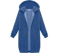 Women's Winter Coat, Large Size, Hoodie Women's Zippered Oversize Sweatshirt Autumn Sweatshirts Long Sleeve Hoodie Plain Coat Large Size Casual Coats Loose Jacket Loungewear Versatile Sweatshirt, Blue