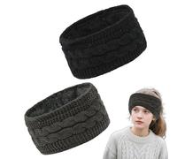Women's Winter Ear Warmers Knitted Headband Thick Headband Elastic Headband for Hair Accessories Women Girls Outdoor Workout Yoga Skiing