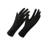 Women's Winter Gloves Protection Gloves Electric Scooter Driving Cotton Breathable Floral(Black)