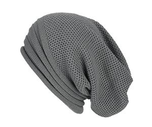 Womens Winter Knit Mesh Slouchy Beanie Hat Ladies Lightweight Breathable Warm Ski Skull Hats Solid Color Comfortable Soft Caps Casual Elastic Sports Cap Thicken Thermal Winter Gift For Cold Weather