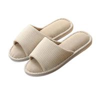 Women's Winter Open Thin Cotton Slippers Non-Slip Slippers, d, 8 UK