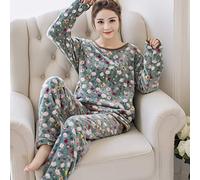 Women's Winter Pyjamas, Fleece Pyjamas Winter Girls Pyjamas Sets Fashion Cute Animal Bear Costume Nightgown Home Clothes 2 Pieces, as shown, L