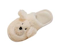 Women's Winter Shoes Warm Lined Cute Winter Cotton Slippers | Women's mules platform, slippers, elegant front closed slippers, comfortable plush home shoes, cartoon slippers