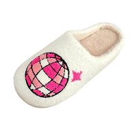 Women's Winter Slippers, Elegant, Cuddly Slippers, Funny Print, Home Shoes
