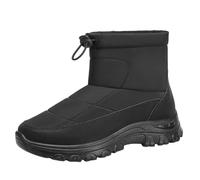 Womens Winter Snow Boots, Fur Lined Thermal Walking Shoes Anti-Slip Waterproof Boot Chunky Sole Slip On Hiking Boots Fuzzy Warm Wide Fit Trekking Booties Ladies Comfortable Ankle Boot