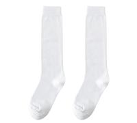 Women's Winter Thickening Warm Medium Length Leg Socks Keep Warm Sock High The Knee Lightweight Cotton Socks Lace Pantyhose for Women (White, One Size)