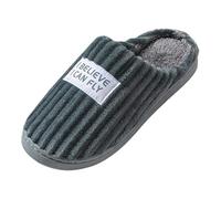 Women's Winter Warm Slippers Thick and Comfortable for Home Can Be Worn Winter Couple Shoes (German Translation) Slippers Animals, gray, 8.5 UK