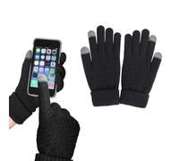 Women's Winter Warm Touch Screen Gloves - Windproof Lined Thick Thermal Gloves With Fleece Lining, Soft Warm Knit for Ladies, Ideal Winter Wear