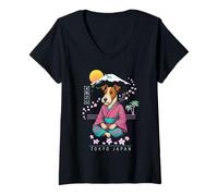 Womens Wire Fox Terrier Wirehaired Terrier V-Neck T-Shirt