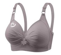Womens Wireless Push Up Bras Sale Clearance Ladies Full Support Bra for Sagging Breasts Comfort Everyday Minimiser Bras Underwear Non Wired Bralettes Lace Wide Strap Bralette Shapewear XS-4XL