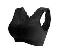 Womens Wireless Seamless Bra Full Coverage Sports Bralettes Padded Push-Up Wireless Bras Comfy Soft Breathable Non Wired Support Solid Colour High Impact Comfortable Brassiere Big Bust Underwire