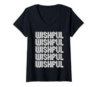 Womens Wishful V-Neck T-Shirt