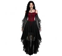 Womens Witch Dress Halloween Costumes Renaissance Medieval Vampire Dresses