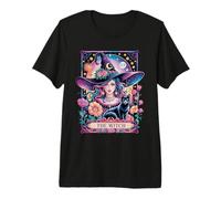 Women's Witch Tarot Card Premium T-Shirt