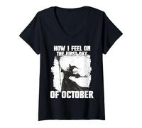 Women's Witches T | Cute Halloween Witch | Witchcraft Witch Costume V-Neck T-Shirt