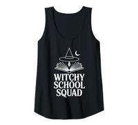 Womens Witchy School Squad Halloween Student Teacher Classroom Tee Tank Top