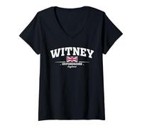 Women's Witney England V-Neck T-Shirt