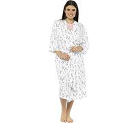 Womens Wolf & Harte Team Bride Dressing Gown LN1189 White 12-14