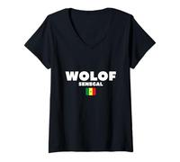 Womens Wolof Senegal - Initiation DNA Results T-Shirt V-Neck T-Shirt