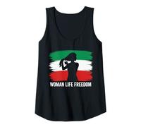 Womens Woman Life Freedom, Iran, Iranian Rights, Zan Zendegi Azadi Tank Top