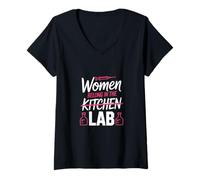Women's Women Belong The LAB V-Neck T-Shirt
