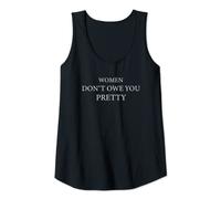 Womens Women Dont Owe You Pretty Tank Top