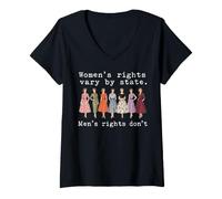 Women's Women's Rights Vary By State Men's Rights Don't V-Neck T-Shirt