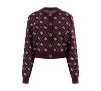 Women's wool blend cardigan Guess Logo 4G Rouge L