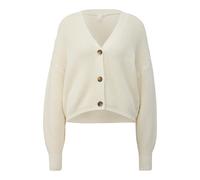 Women's wool blend cardigan QS Beige L
