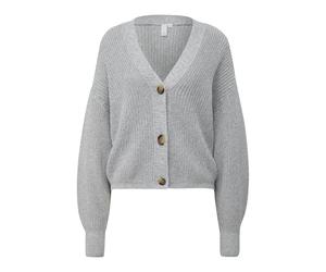 Women's wool blend cardigan QS Gris L