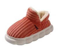 Women's Wool ry Warm Loafer Slippers Comfy and Cozy Plush Fleece Lining Slipper Memory Foam Anti-Skid Rubber Sole House Shoes Comfy