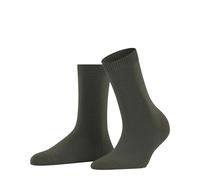 FALKE Women's Cosy Wool W So Viscose Cashmere Plain 1 Pair Socks, Green Military 7826, 5.5-8
