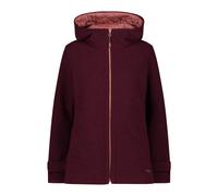 Women's wooltech hoodie CMP Rouge XS