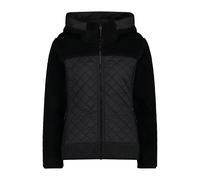 Women's wooltech hoodie CMP Teddy Fur effect Noir L