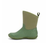 Muck Boots Women's Muckster 2 Mid Snow Boot, Green W/Floral Print Lining, 8 UK