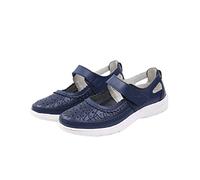 Womens Work Shoes Sale Clearance, Ladies Wedge Loafer Hook & Loop Fastening Slip On Shoe Wide Fit Sandals Hollow out Running Shoes Garden Shoes Casual Sneakers Comforble Walking Shoes Slippers