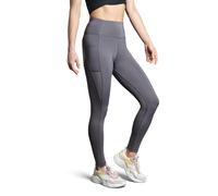 DANISH ENDURANCE Women's Workout Leggings with Pockets, Stretchy & Opaque High Waisted Gym Leggings, Grey, XL