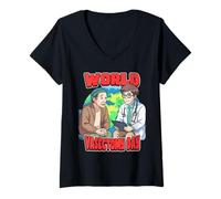 Women's World Vasectomy Day November Celebrate Sensible Surgery V-Neck T-Shirt