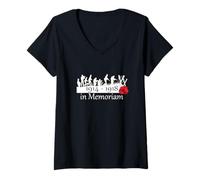 Womens World War I 1 Memory Military V-Neck T-Shirt
