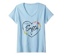 Women's World's Greatest SAFTA for The Best SAFTA Ever V-Neck T-Shirt