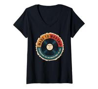 Womens Worship Tshirt Christian Music Retro Cassette Psalms 150:6 V-Neck T-Shirt