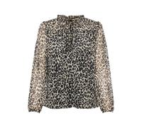 ONLY Women's Onlditsy L/S Blouse WVN Noos, Black/AOP: Leonora, M