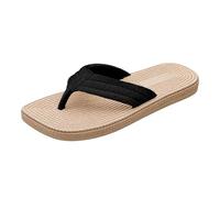 Women's Woven Flip Flops-Square Toe Thong Sandals with Cushioned Strap Non-Slip Summer Beach Slides Flip Flop Sandals Offering Great Arch Support and Comfort Slippers Walking Thong Sandal